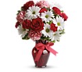 Hugs and Kisses Bouquet with Red Roses in McDonough GA Absolutely and McDonough Flowers & Gifts