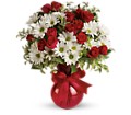 Red White And You Bouquet by Teleflora in McDonough GA Absolutely and McDonough Flowers & Gifts