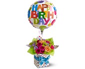 Teleflora's Happy Birthday Present in McDonough GA, Absolutely Flowers
