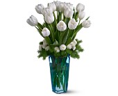 Winter White Tulips in McDonoughGA, Absolutely Flowers