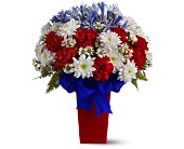Patriotic Petals Bouquet in McDonough GA, Absolutely Flowers