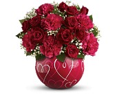 Teleflora's Heart of Hearts Bouquet in McDonoughGA, Absolutely Flowers