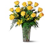 A Dozen Yellow Roses in McDonough GA, Absolutely Flowers