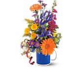 Cheerful Flowers in a Mug in McDonough GA, Absolutely Flowers