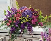 Graceful Tribute Casket Spray in McDonough GA, Absolutely Flowers