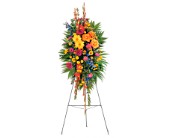 Celebration of Life Standing Spray in McDonough GA, Absolutely Flowers