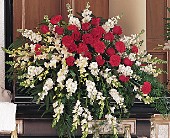 Cherished Moments Casket Spray in McDonough GA, Absolutely Flowers