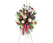 Patriotic Spirit Spray in McDonough GA, Absolutely Flowers