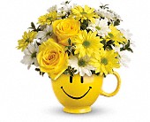 Teleflora's Be Happy Bouquet with Roses in McDonough GA, Absolutely and McDonough Flowers & Gifts