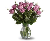 Lavender Wishes - Dozen Premium Lavender Roses in McDonough GA Absolutely Flowers