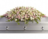 Always Adored Casket Spray in McDonough GA Absolutely Flowers