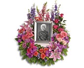 In Memoriam Wreath in McDonough GA Absolutely Flowers