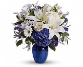 Beautiful in Blue in McDonough GA Absolutely and McDonough Flowers & Gifts