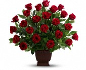 Teleflora's Rose Tribute in McDonough GA Absolutely Flowers