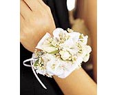 Mixed Whites Wristlet in McDonough GA, Absolutely Flowers