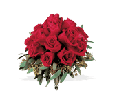 Velvet Red Roses Nosegay in McDonough GA, Absolutely Flowers
