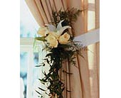 Home Ceremony Curtain Cluster in McDonough GA, Absolutely Flowers