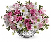 Teleflora's Facets Of Spring Centerpiece in McDonough GA Absolutely Flowers
