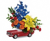 Living The Dream '65 Ford Mustang by Teleflora in McDonough GA Absolutely and McDonough Flowers & Gifts