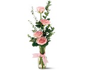 Teleflora's Rose Quartet Vase in McDonough GA, Absolutely Flowers