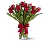Teleflora's Radiantly Red Tulips in McDonough GA, Absolutely Flowers
