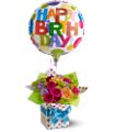 Teleflora's Happy Birthday Present in McDonough GA Absolutely Flowers