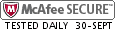 HACKER SAFE certified sites prevent over 99.9% of hacker crime.